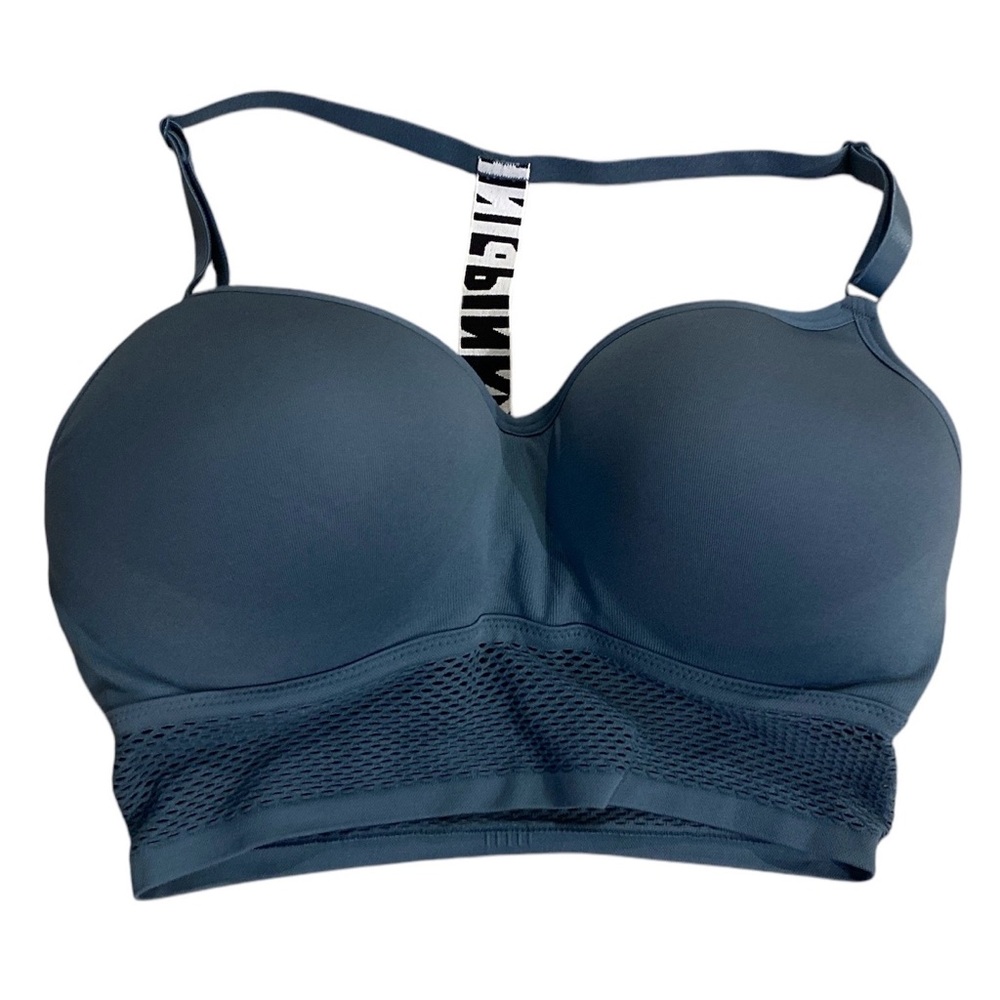 Victoria’s Secret Pink Teal Wireless Sports Bra Small